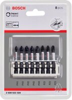 Bosch Schrauberbit Impact Control Power Bit Pack, 8-tlg....