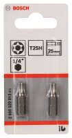 Bosch T25H Security-Torx®-Schrauberbit Extra-Hart, 2...