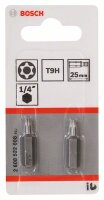 Bosch T9H Security-Torx®-Schrauberbit Extra-Hart, 2 Stk.