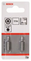 Bosch T7H Security-Torx®-Schrauberbit Extra-Hart, 2 Stk.