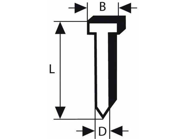 Bosch Senkkopf-Stift SK64 20G, 57 mm verzinkt, 2000 Stk.