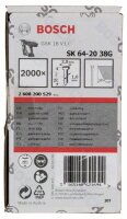 Bosch Senkkopf-Stift SK64 20G, 38 mm verzinkt, 2000 Stk.