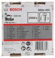 Bosch Senkkopf-Stift SK64 45G, 1,6 mm, 45 mm, verzinkt,...