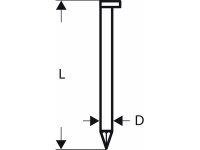 Bosch D-Kopf Streifennagel SN34DK 90G, 3,1 mm, 90 mm,...