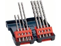 Bosch Hammerbohrerset SDS plus-3, 8-tlg., Tough Box,...