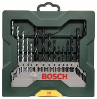 Bosch Mini-X-Line Mixed-Set, 15-teilig, 5 Stein-, 5...