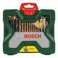 Bosch X-Line TiN-beschichtetes Set, 40-tlg.