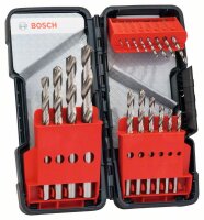 Bosch 18-tlg. Metallbohrer-Set, Toughbox, HSS-G, DIN 338,...