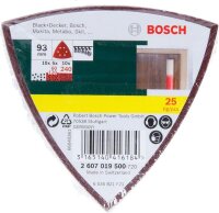 Bosch Schleifblatt-Set für Deltaschleifer, 93 mm, 60...