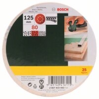 Bosch Schleifblatt-Set für Exzenterschleifer, 8...