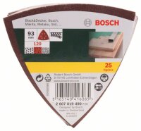 Bosch Schleifblatt-Set für Deltaschleifer, 93 mm,...