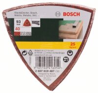 Bosch Schleifblatt-Set für Deltaschleifer, 93 mm,...