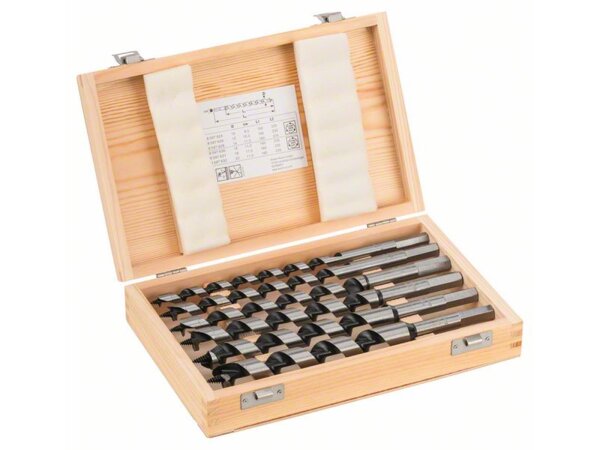 Bosch 6-tlg. Holzschlangenbohrer-Set, 10–20 mm