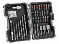 Bosch 35-teiliges Set mit Bohrern+Schrauberbits, HSS-G,...