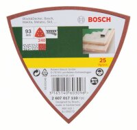 Bosch Schleifblatt-Set für Deltaschleifer, 93 mm,...