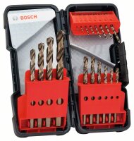 Bosch 18-tlg. Toughbox-Metallbohrer-Set, HSS-Co, DIN 338,...