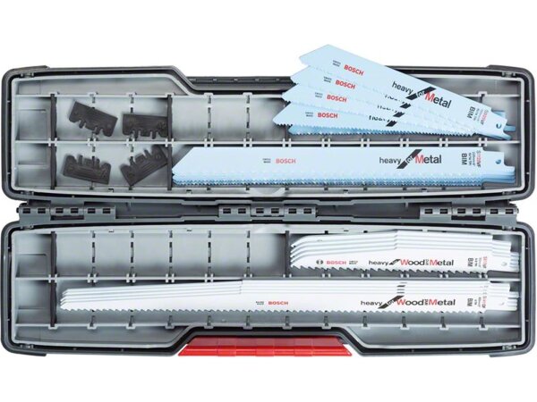 Bosch 16-tlg. Säbelsägeblatt-Set, ToughBox für Abrissarbeiten