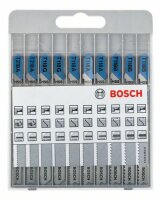 Bosch 10-tlg. Stichsägeblatt-Set Basic for Metal