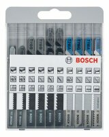 Bosch 10-tlg. Stichsägeblatt-Set Basic for Metal and...