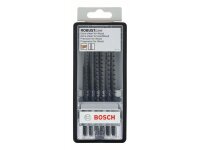 Bosch 6-tlg. Stichsägeblatt-Set Wood, Robust Line,...