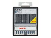 Bosch 10-tlg. Stichsägeblatt-Set Metal, Robust Line,...