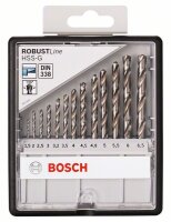 Bosch 13-tlg. Metallbohrer-Set, Robust Line, HSS-G,...