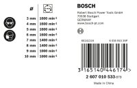 Bosch 8-tlg. Holzspiralbohrer-Set, Robust Line,...