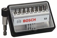 Bosch 8+1-tlg. Schrauberbit-Set, Robust Line, S T, Extra...