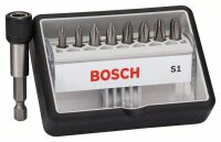 Bosch 8+1-tlg. Schrauberbit-Set, Robust Line, S PH, Extra...