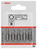 Bosch Schrauberbit-Set, Extra Hard, 5-tlg., T...