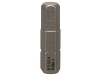 Bosch Schrauberbit Extra-Hart HEX 6, 25 mm, 3er-Pack