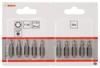 Bosch Schrauberbit Extra-Hart T20, 25 mm, 10er-Pack