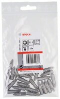 Bosch Schrauberbit Extra-Hart PZ 2, 25 mm, 25er-Pack