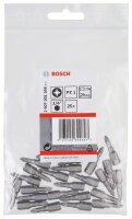 Bosch Schrauberbit Extra-Hart PZ 1, 25 mm, 25er-Pack