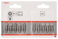 Bosch Schrauberbit Extra-Hart PH 2, 25 mm, 10er-Pack, im...