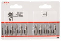 Bosch Schrauberbit Extra-Hart PH 1, 25 mm, 10er-Pack,...