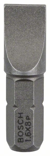 Bosch Schrauberbit Extra-Hart S 1,6 x 8,0, 25 mm, 3er-Pack