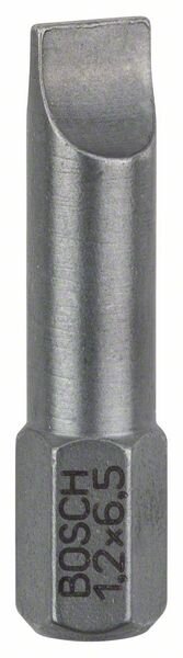 Bosch Schrauberbit Extra-Hart S 1,2 x 6,5, 25 mm, 3er-Pack