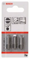 Bosch Schrauberbit Extra-Hart S 1,2 x 6,5, 25 mm, 3er-Pack