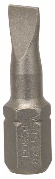 Bosch Schrauberbit Extra-Hart S 0,8 x 5,5, 25 mm, 10er-Pack