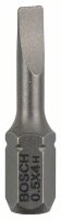 Bosch Schrauberbit Extra-Hart S 0,5 x 4,0, 25 mm, 3er-Pack