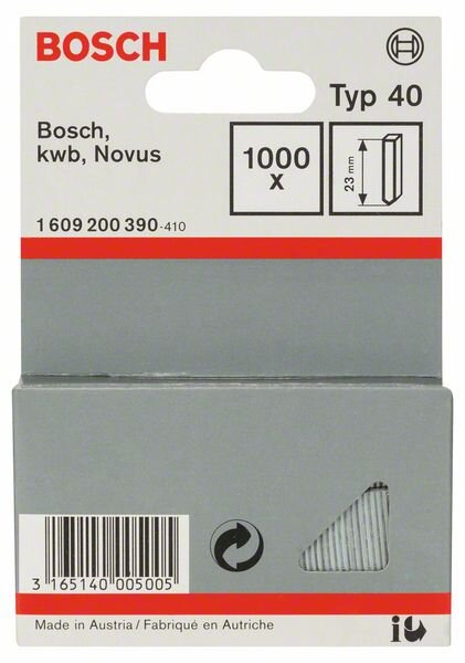 Bosch Stift Typ 40, 23 mm, 1000er-Pack