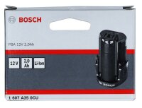 Bosch Akkupack 12 Volt Lithium-Ionen PBA 12 Volt, 2.0 Ah