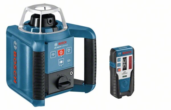 Bosch Rotationslaser GRL 300 HV, mit RC 1, WM 4, LR 1, BT 170 HD und GR 240