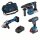 Bosch Combo Kit 3-tlg. Werkzeug-Set: 18V: GSR + GWS + GBH + 2 x ProCORE18V (1 x 4.0Ah + 1 x 8.0Ah) + GAL + Werkzeugtasche Professional