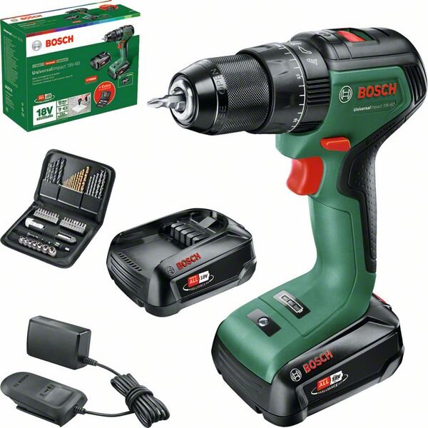 Bosch Akku-Bohrschrauber UniversalImpact 18V-60