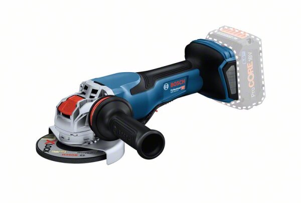 Bosch Akku-Winkelschleifer BITURBO mit X-LOCK GWX 18V-15 P Professional