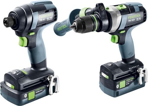 Festool Schrauber- und Bohrer-Set TID 18 5,0/4,0-Set TPC 18/4