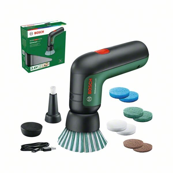 Bosch Akku-Reinigungsbürste UniversalBrush Set