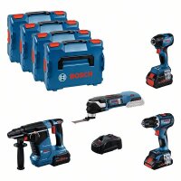 Bosch Combo Kit Set mit 4x 18V: GSR 18V-90C/GDR...